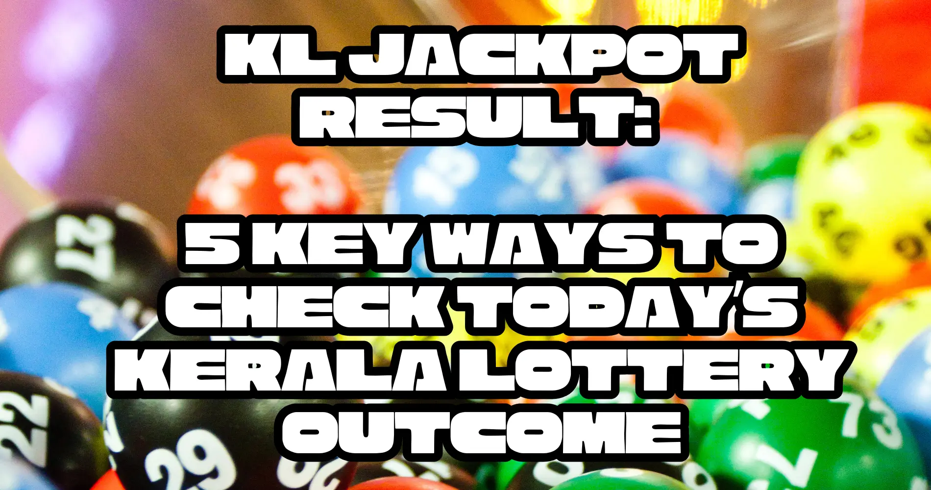 kl jackpot result