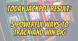 today jackpot result