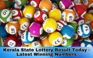 result of kerala state lottery today